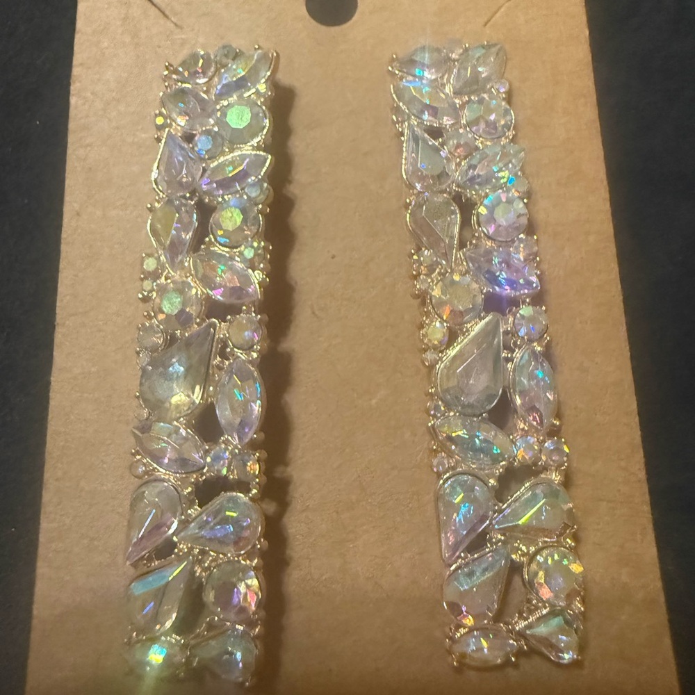 Sparkling Crystal Post Back earrings